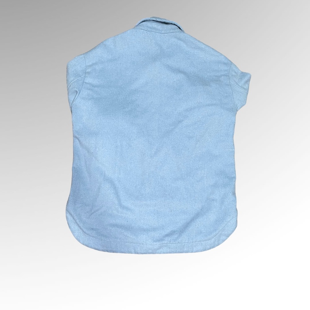Mango Light Blue Button Down Shirt - image 5